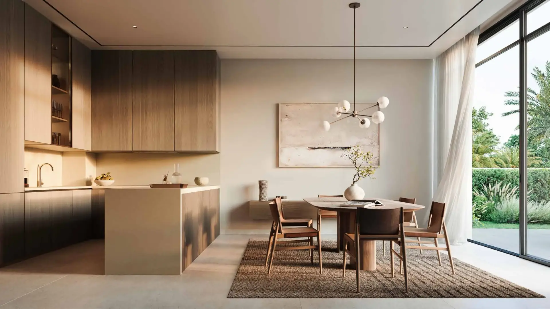 Dedicated cycling track along the Green Wadi at Fay Valley, Abu Dhabi
