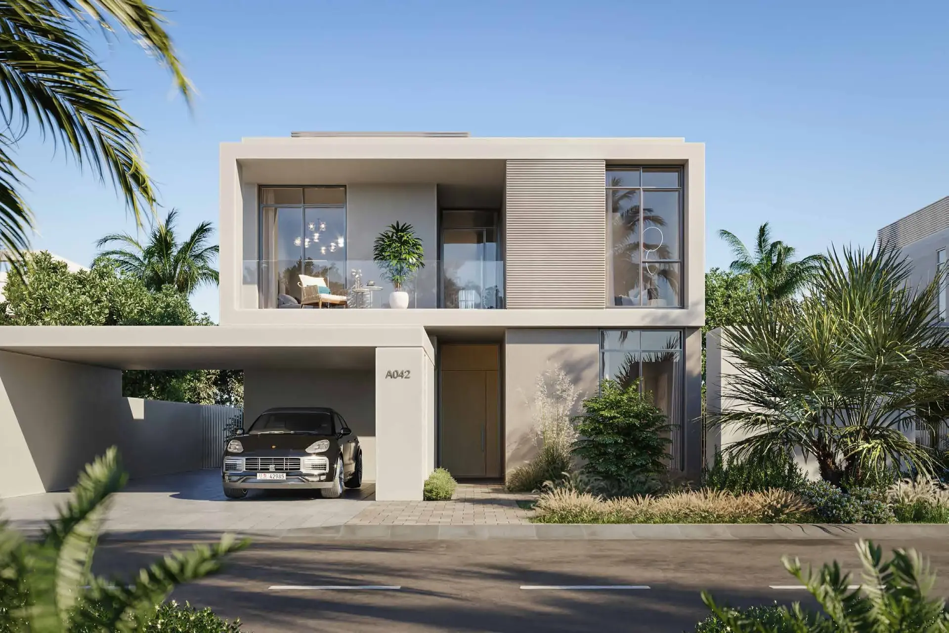 Residents enjoying picnic lawns at Fay Valley townhouses and villas, Abu Dhabi